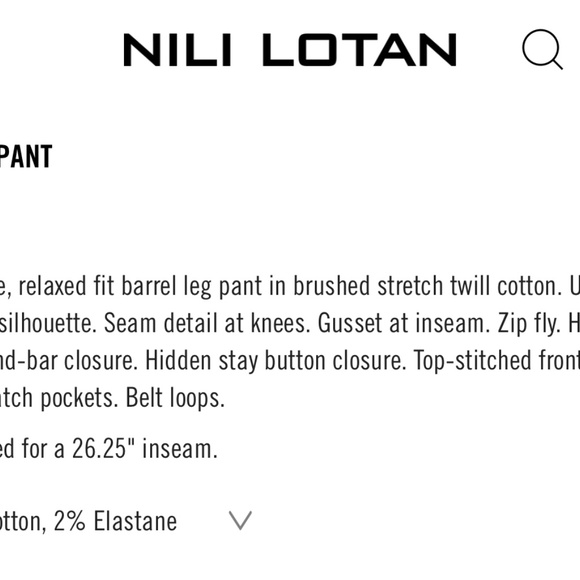 Nili Lotan Shon pant - Picture 3 of 8